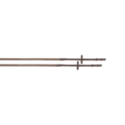 TdeT - Rênes ultra grip lisses havane foncé