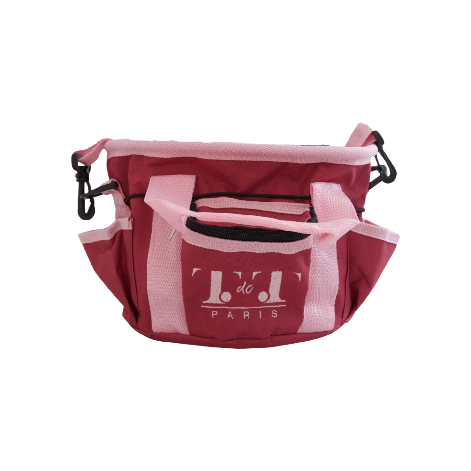 TdeT - Sac de pansage petit modèle bordeaux rose