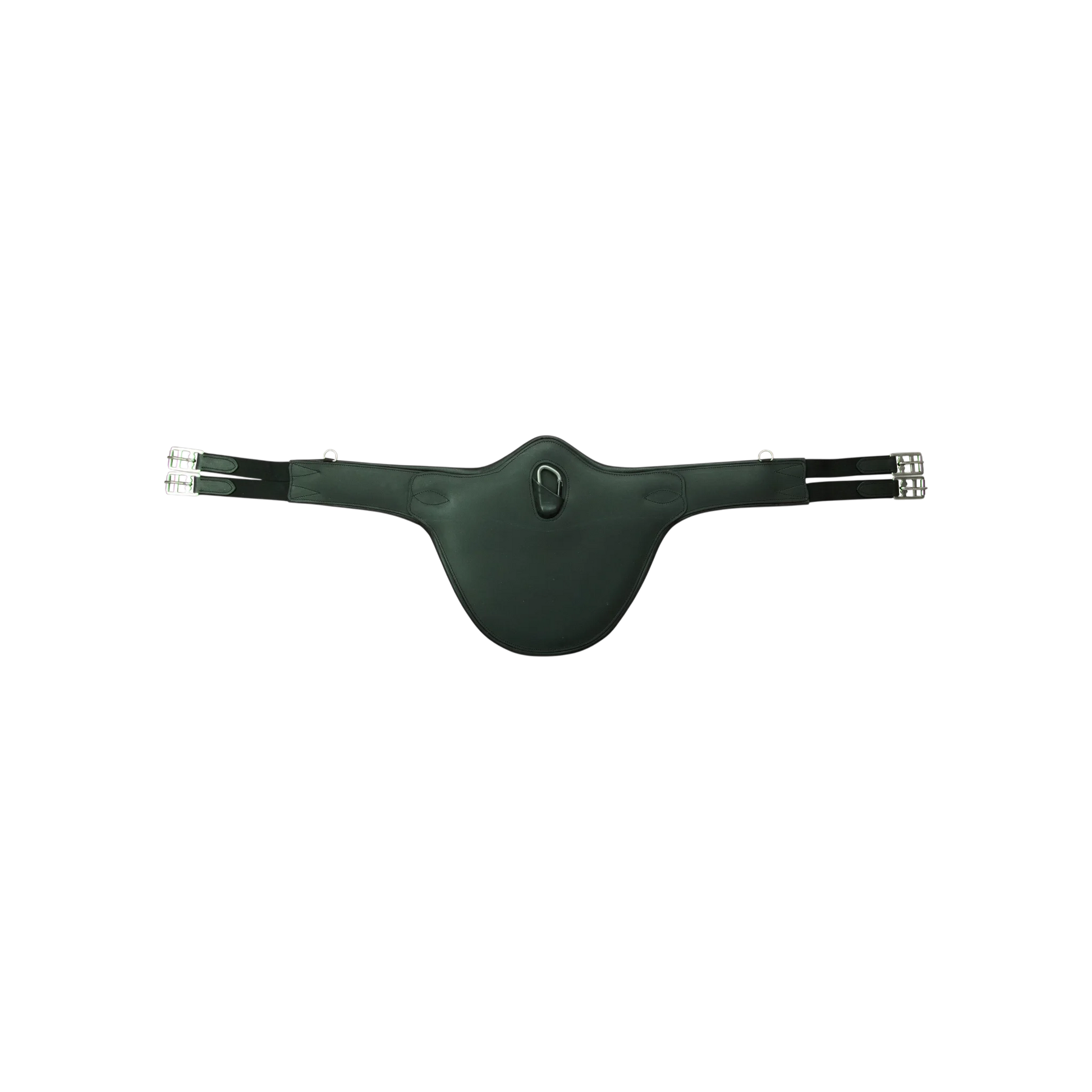 TdeT - First leather belly guard girth black