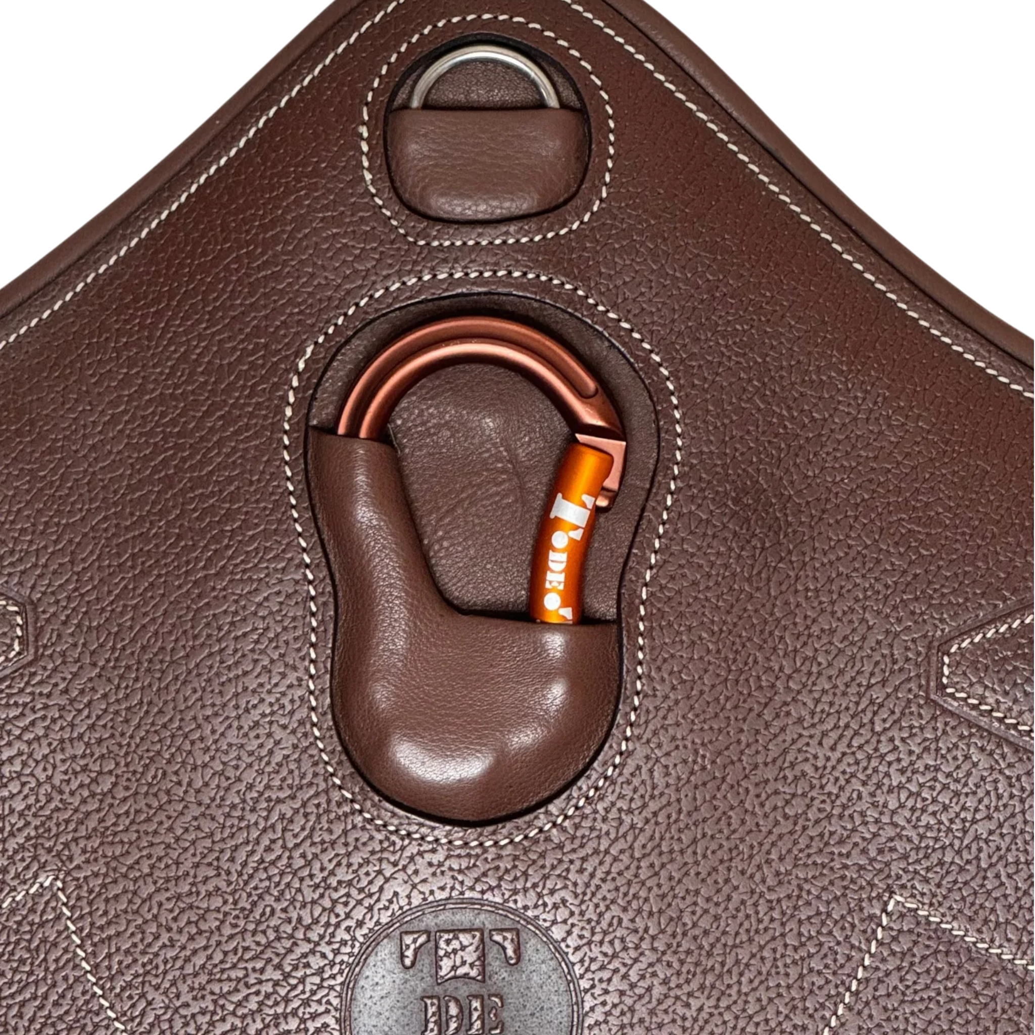 TdeT - Sangle bavette cuir Luxe tabac