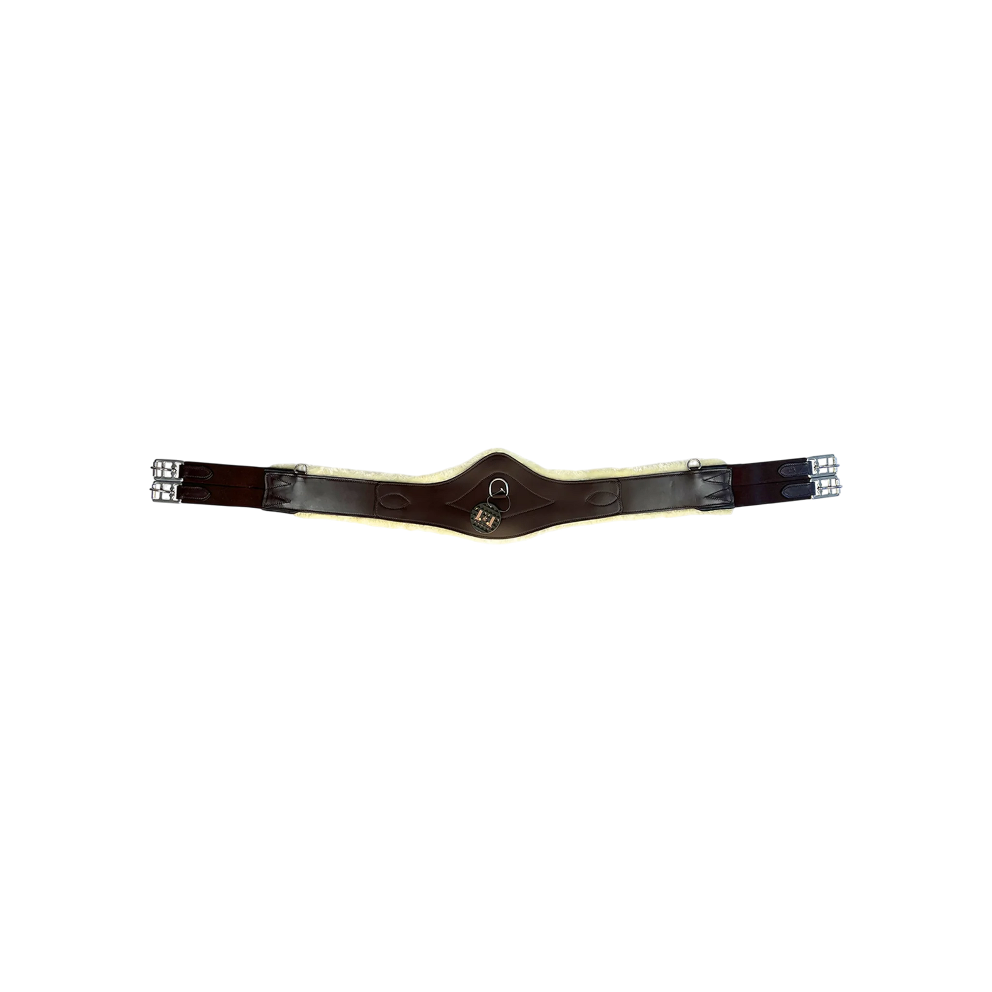 TdeT - Sangle cuir anatomique First mouton amovible havane foncé