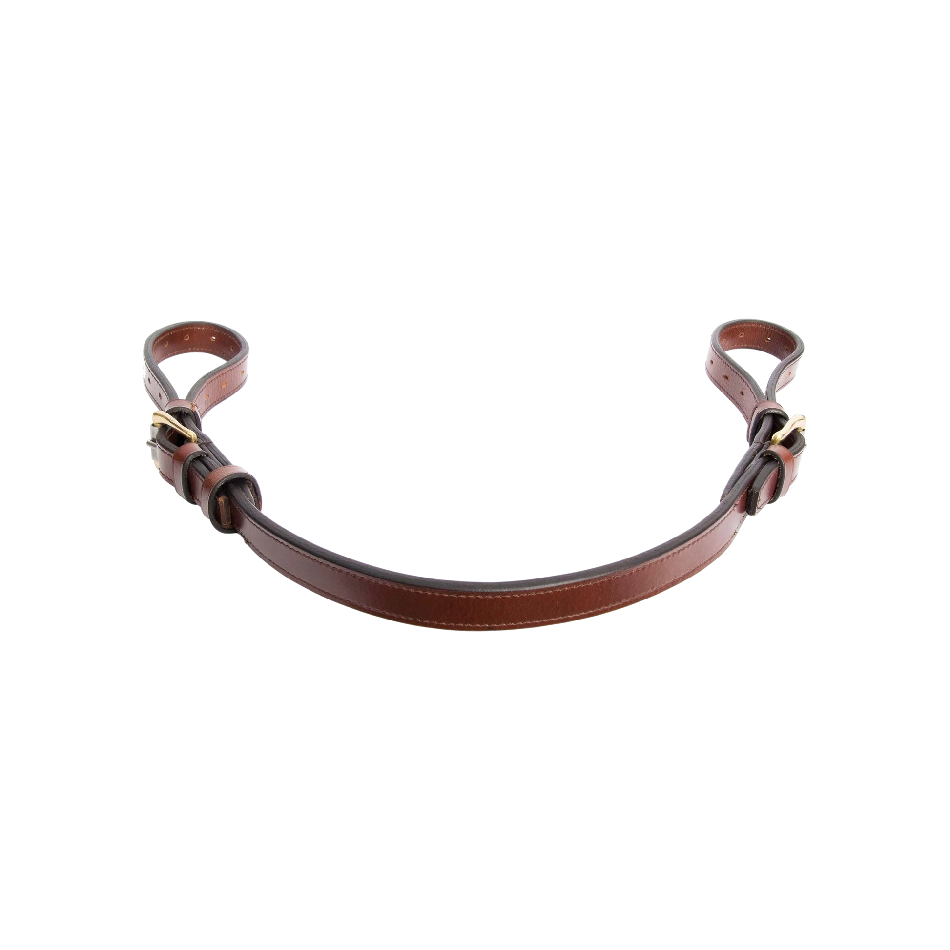 TdeT - Sangle de ramassage horse ball havane foncé