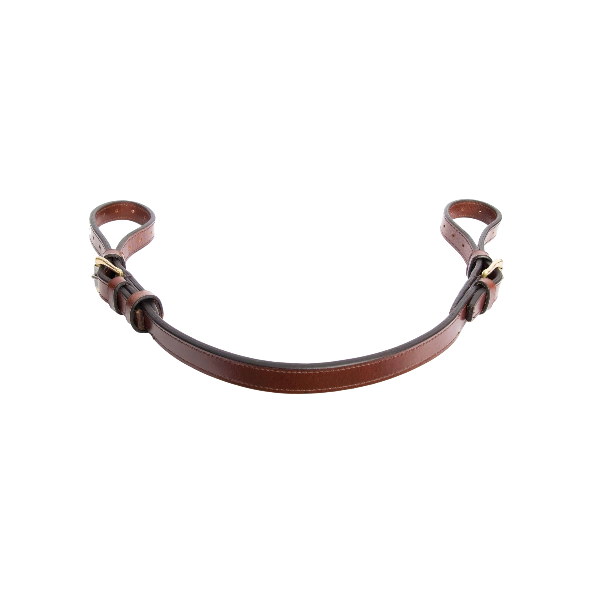 TdeT - Sangle de ramassage horse ball havane foncé