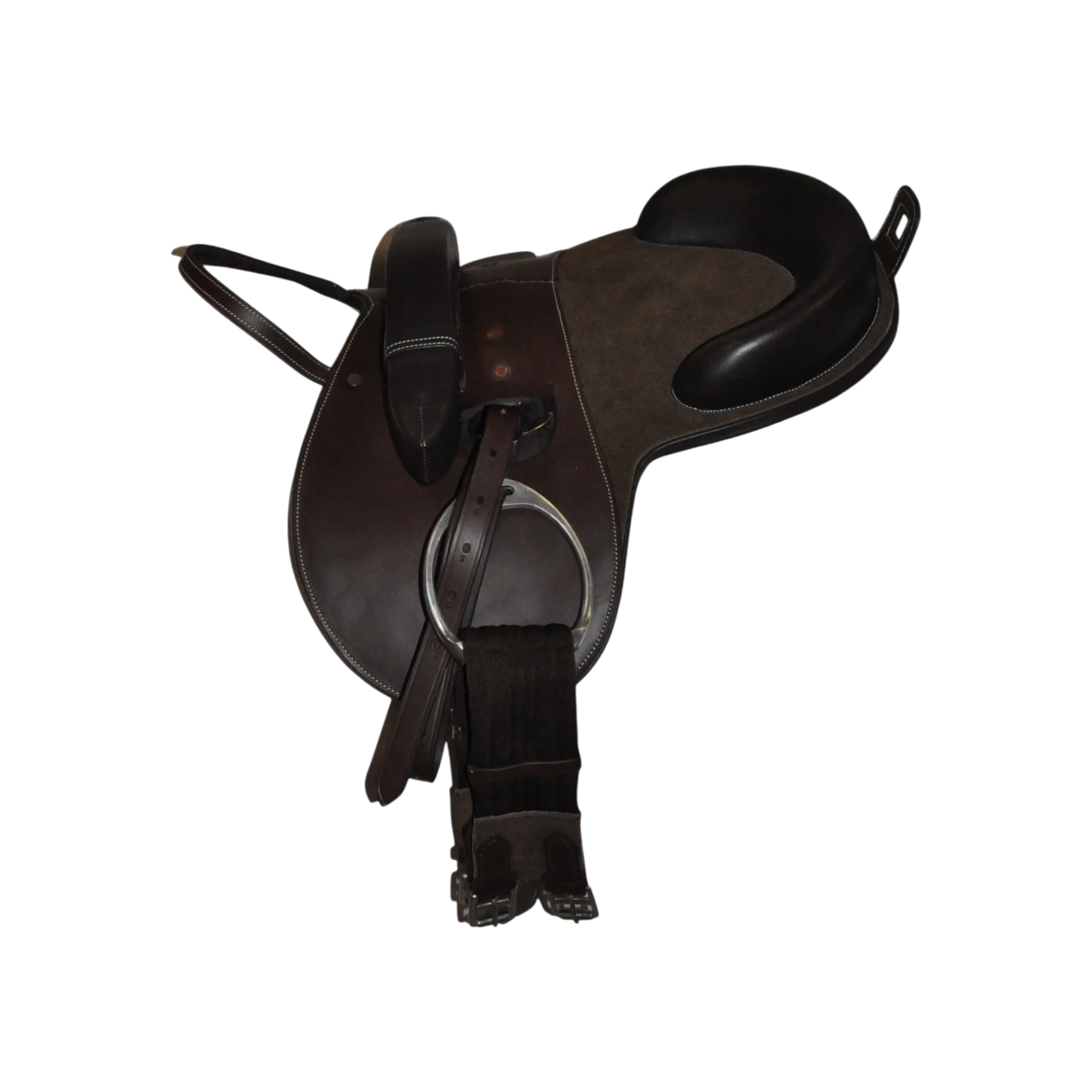 TdeT - Selle bardette équipée havane foncé
