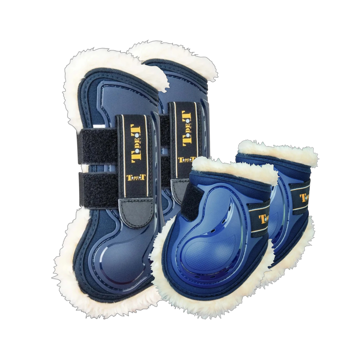 TdeT - Set guêtres et protège-boulets Design mouton marine