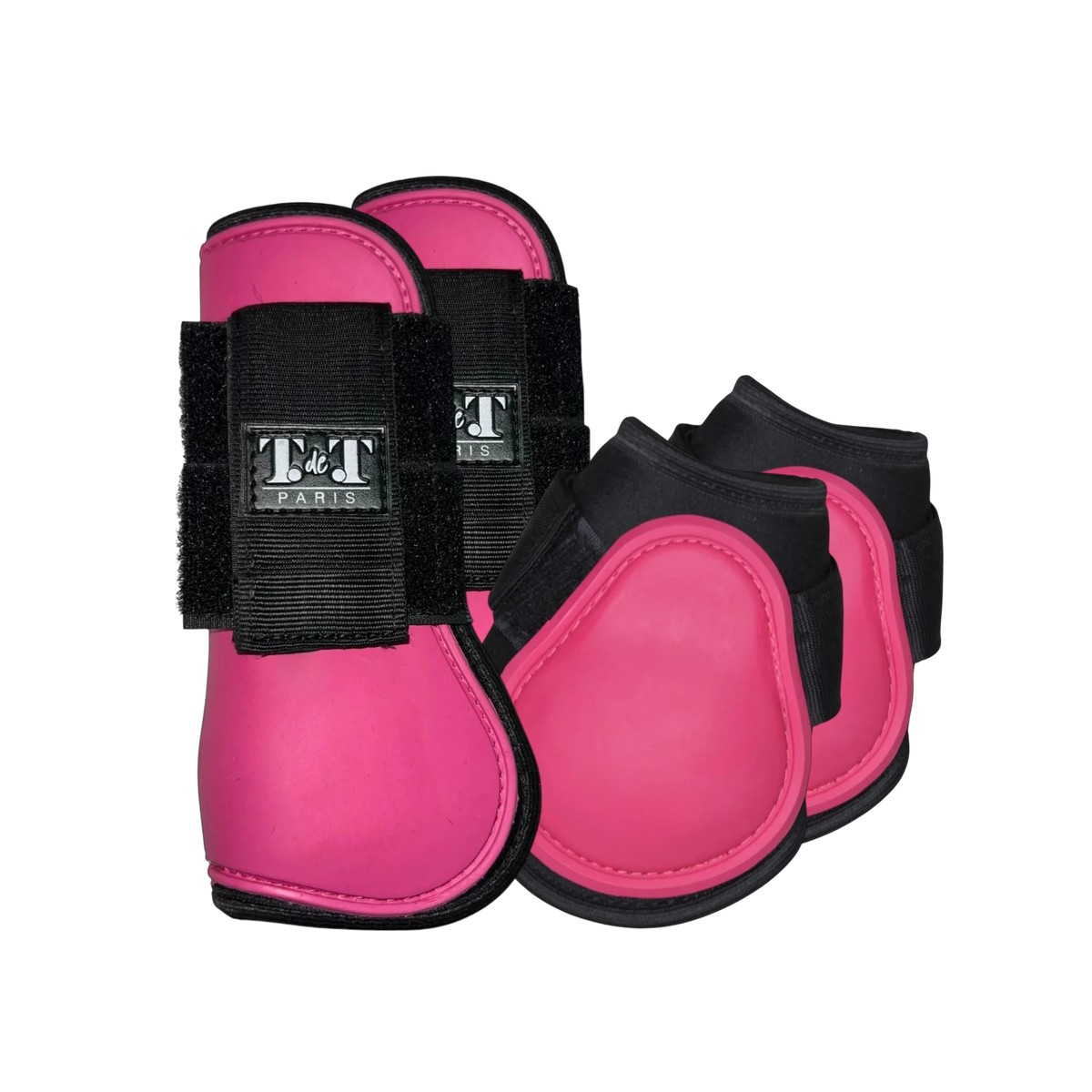TdeT - Set guêtres et protège-boulets First fuchsia