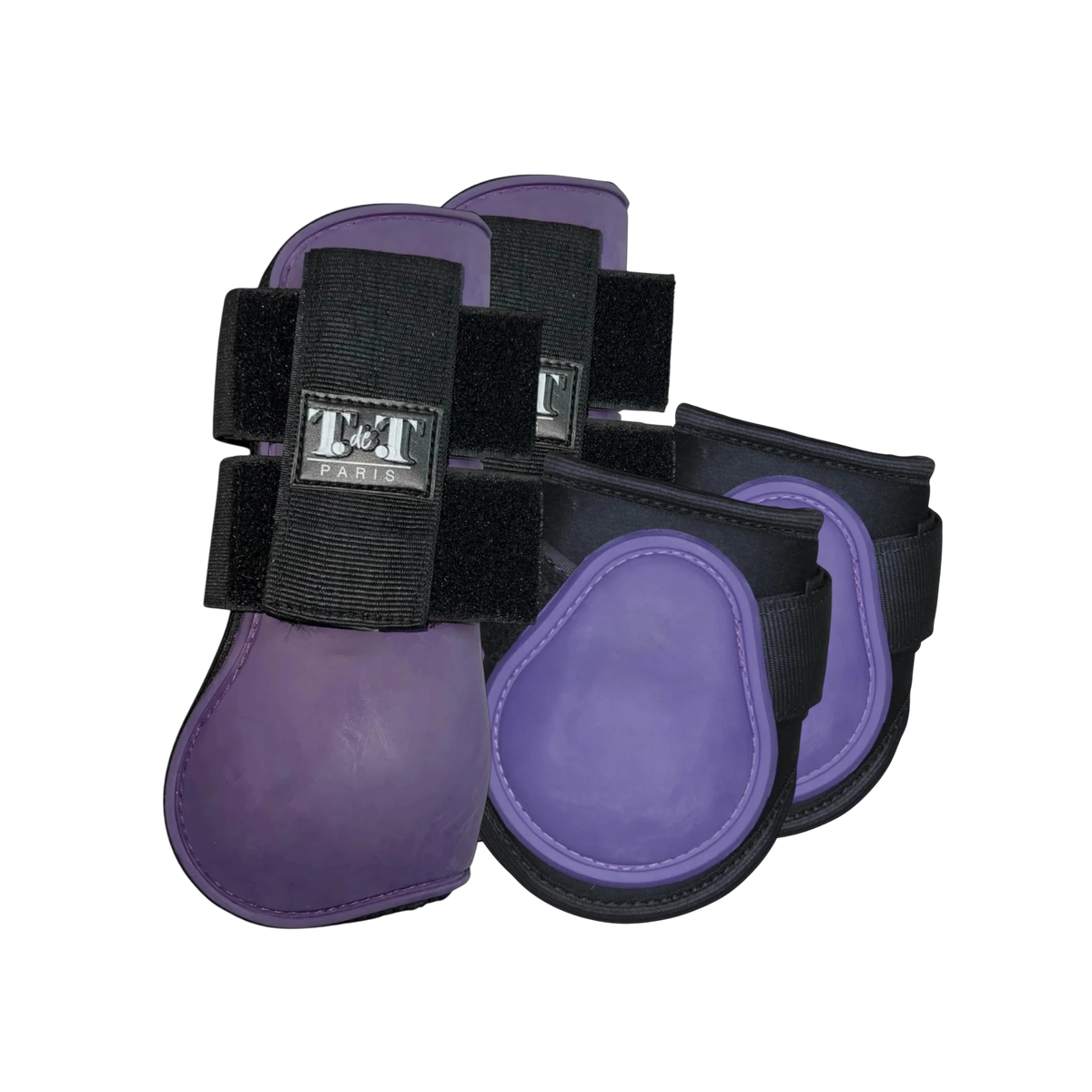 TdeT - Set guêtres et protège-boulets First violet