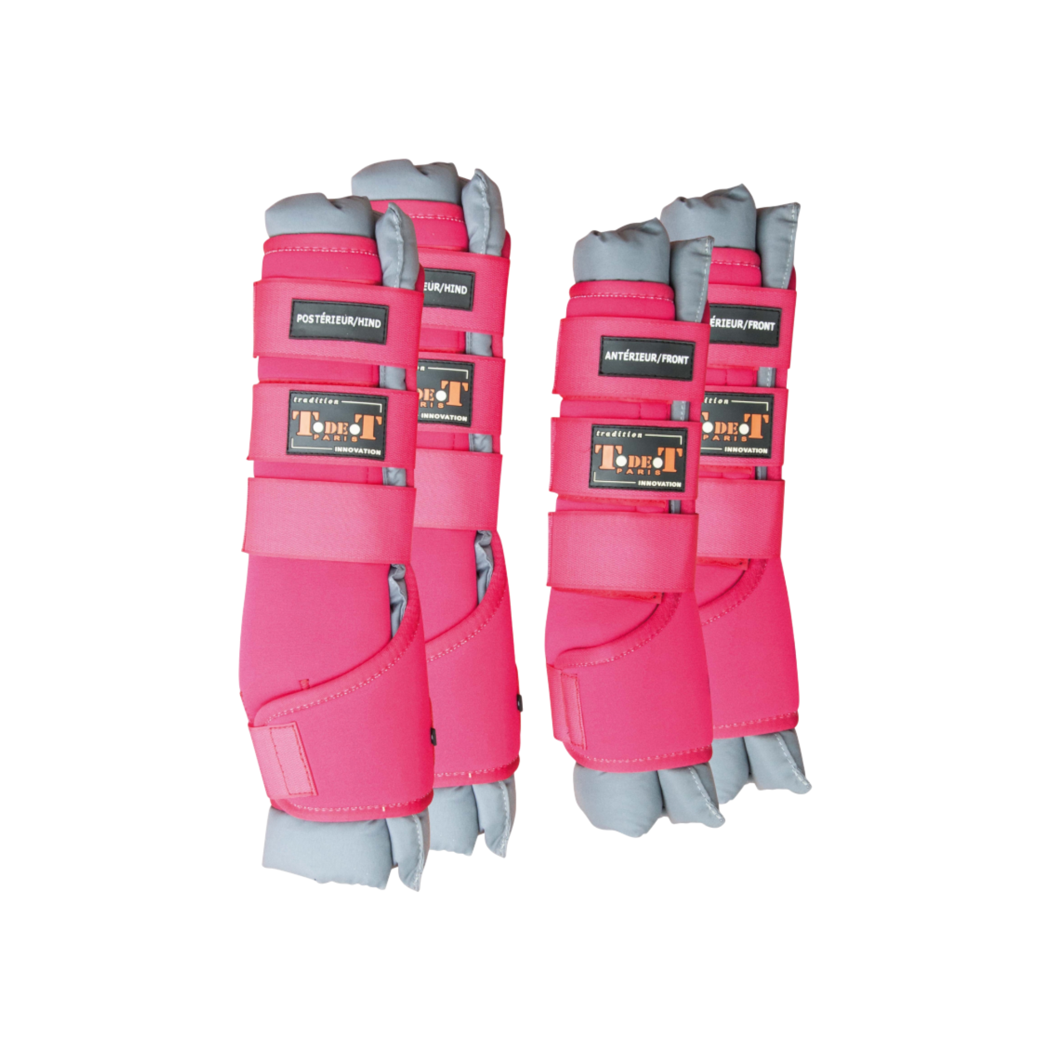 TdeT - Stable Boots fuchsia gris