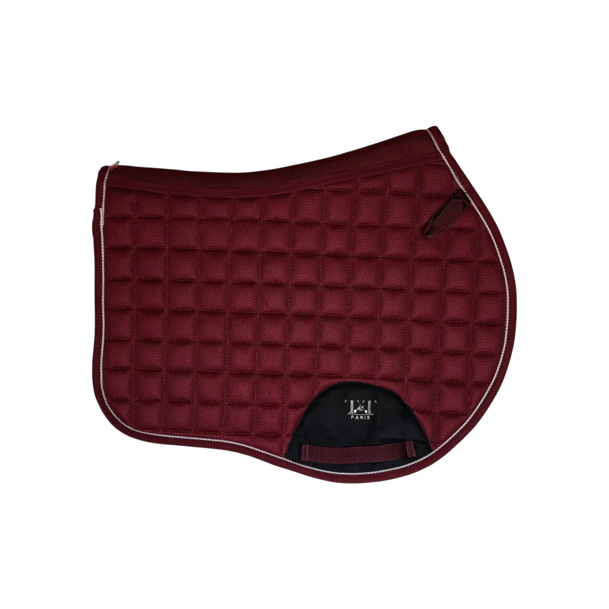 TdeT - Tapis de selle Air Mesh 2 bordeaux