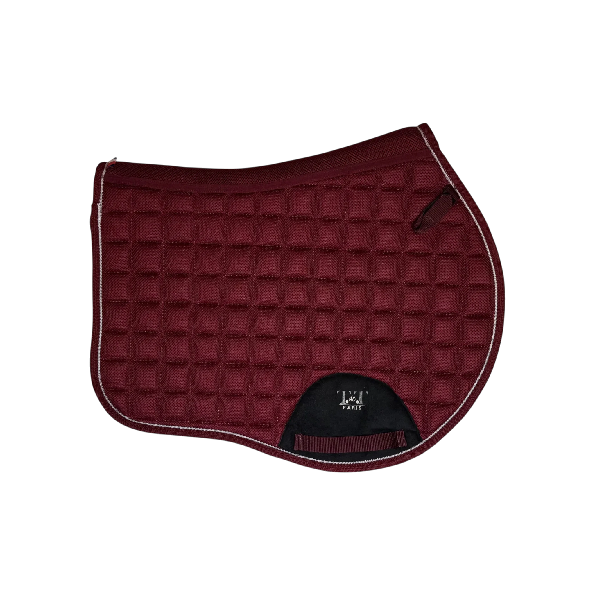 TdeT - Tapis de selle Air Mesh 2 bordeaux