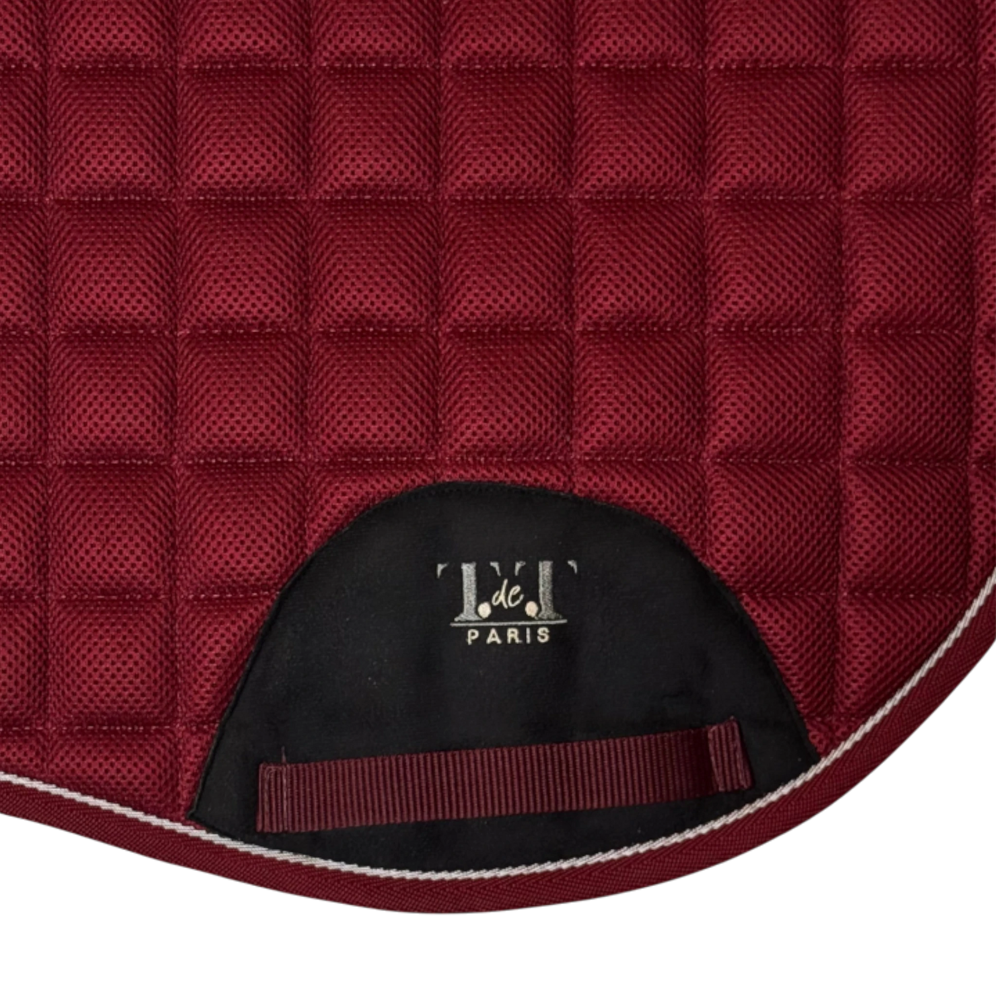 TdeT - Tapis de selle Air Mesh 2 bordeaux