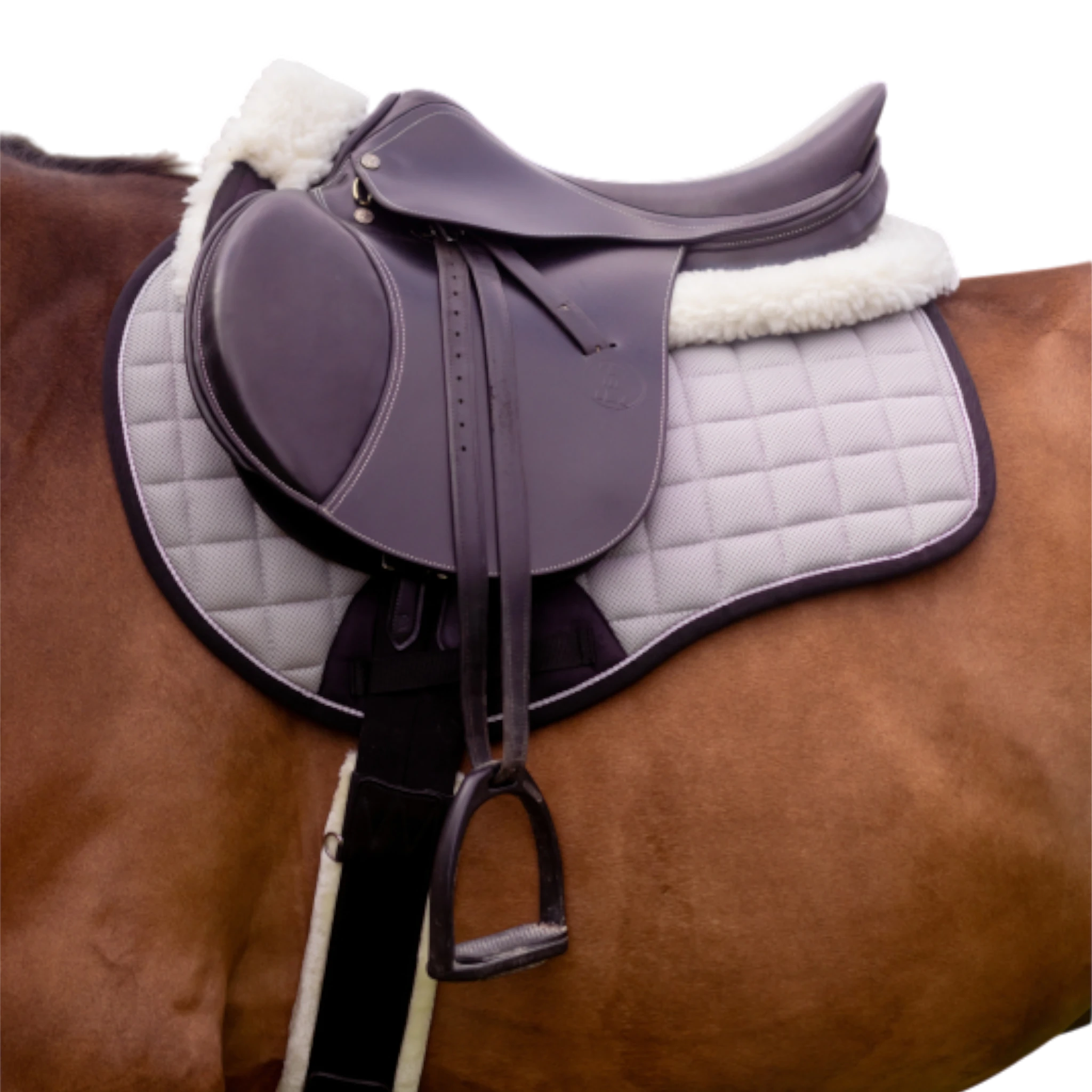 TdeT - Tapis de selle Air Mesh 2 gris