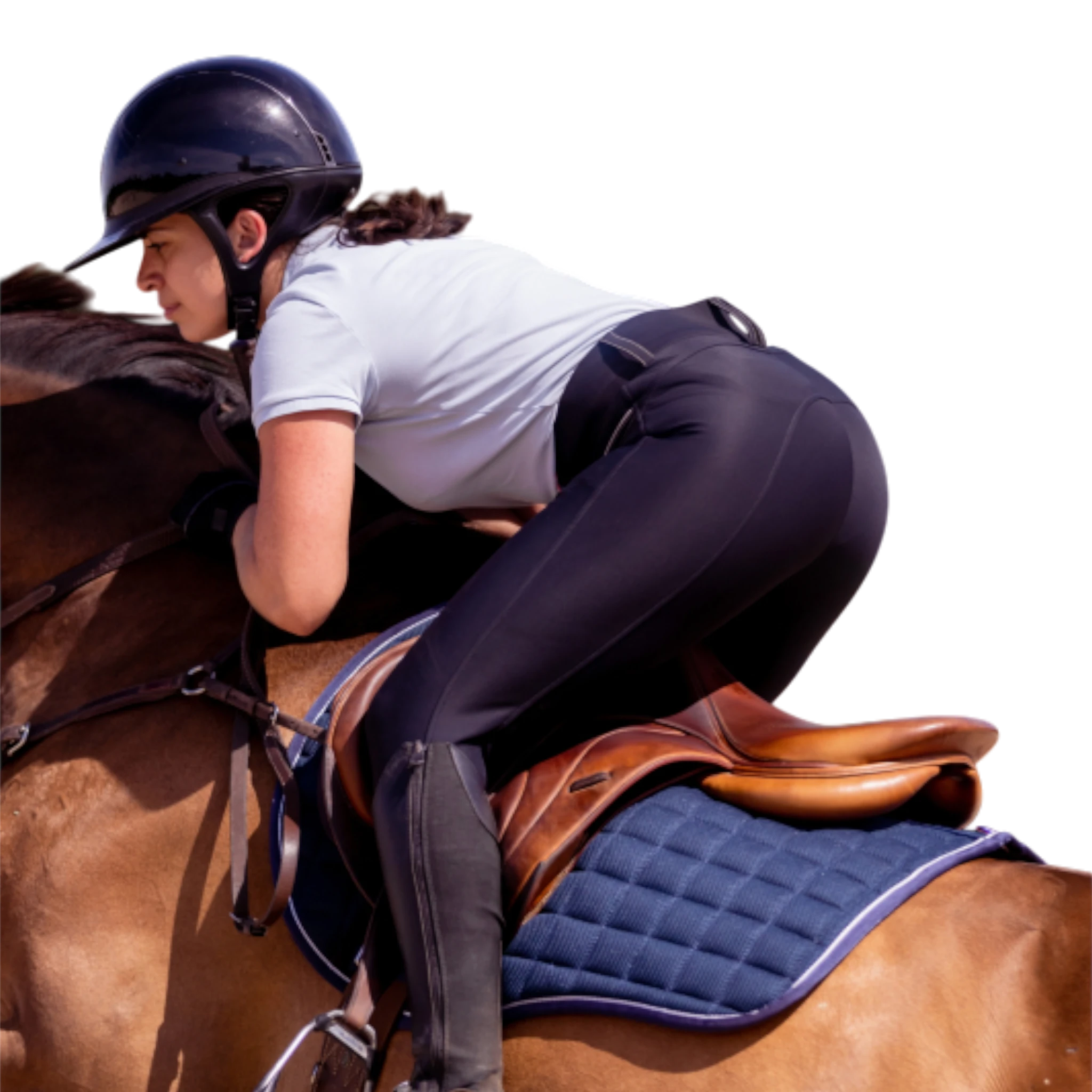 TdeT - Tapis de selle Air Mesh 2 marine