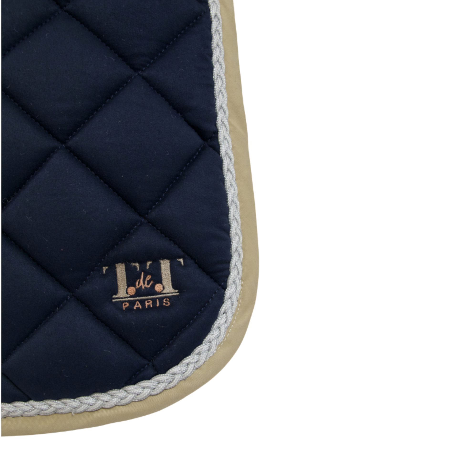 TdeT - Tapis de CSO Suedin Fontainebleau marine/ beige