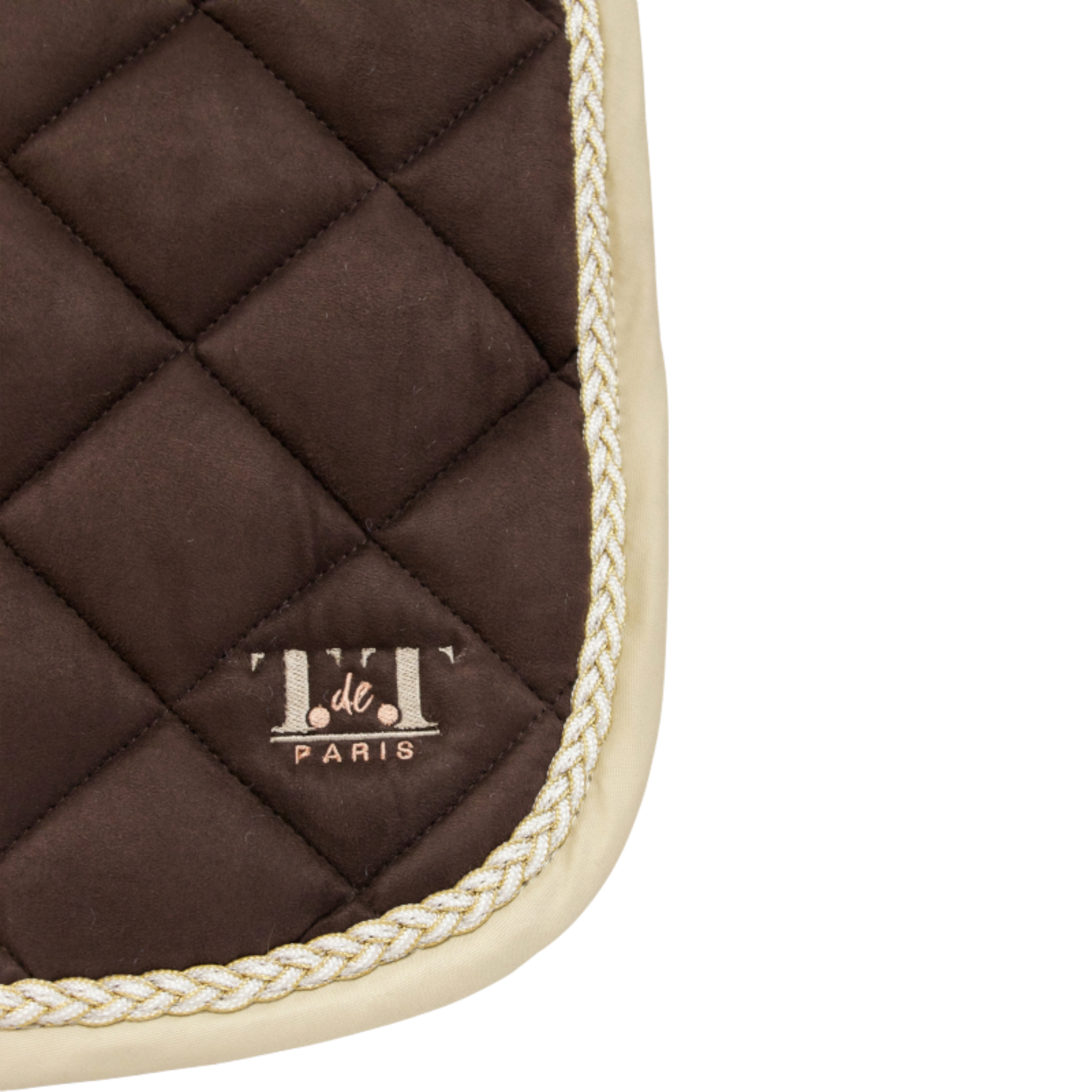 TdeT - Tapis de CSO Suedin Fontainebleau chocolat/ beige