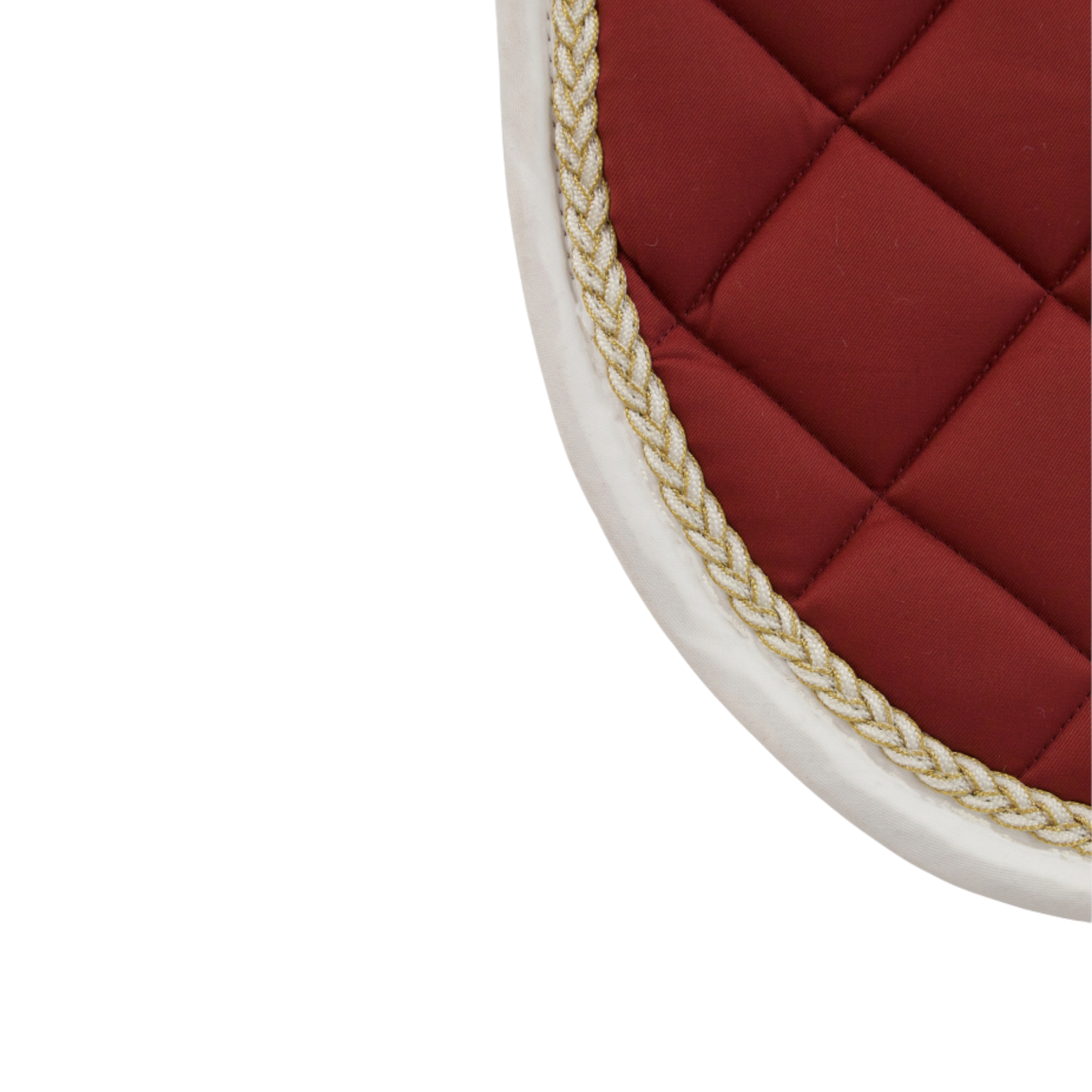 TdeT - Tapis de CSO Fontainebleau bordeaux/ blanc