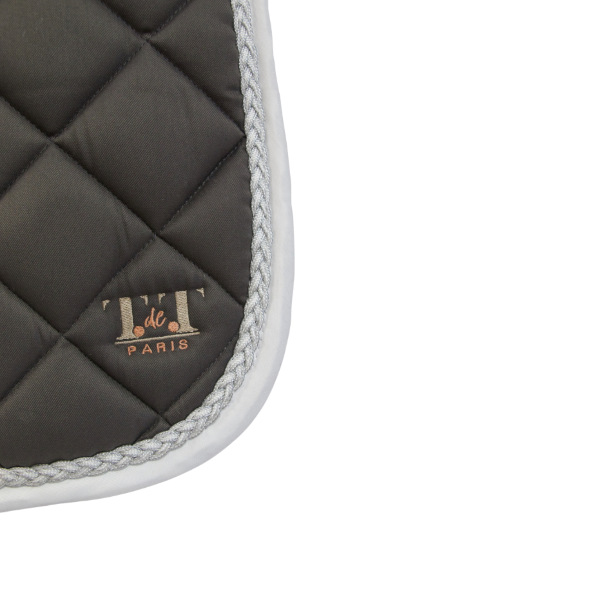 TdeT - Tapis de CSO Fontainebleau gris/ blanc