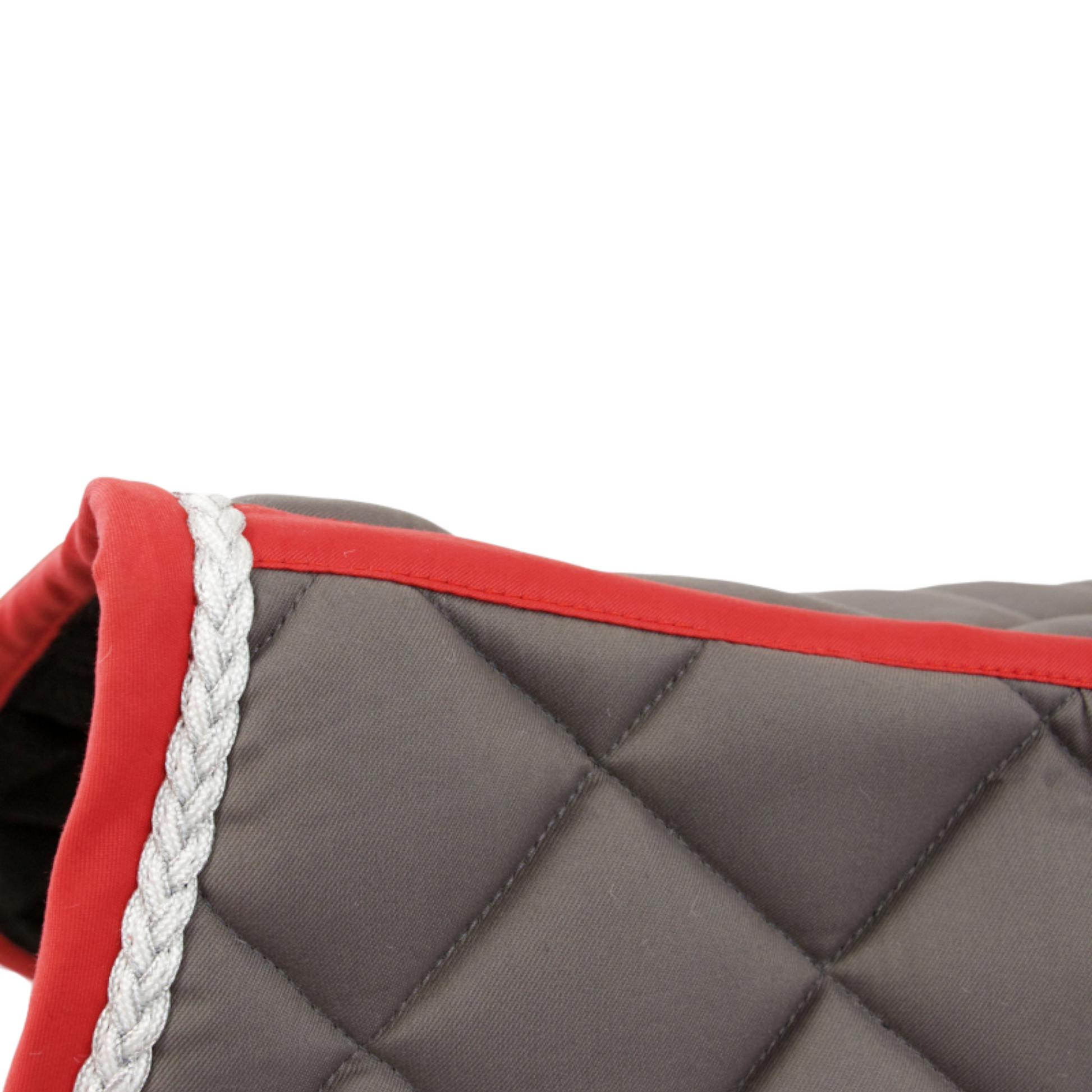 TdeT - Tapis de CSO Fontainebleau gris/ rouge