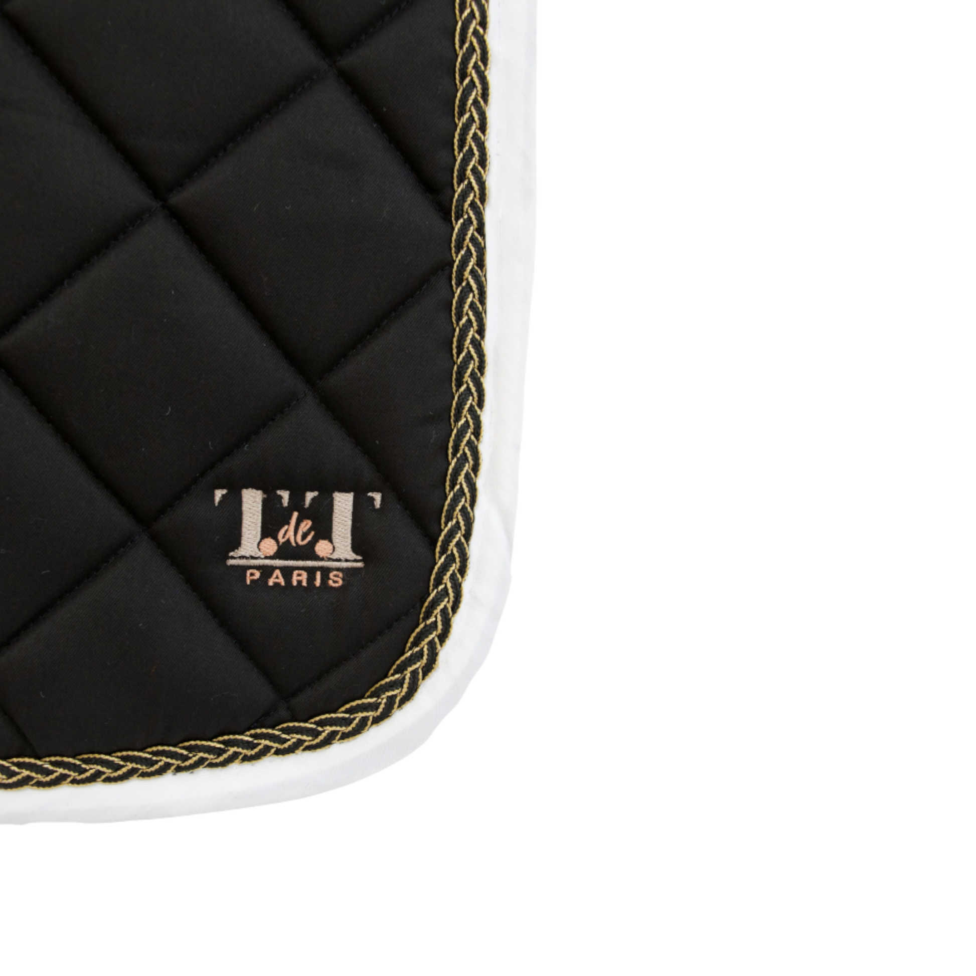 Tapis de CSO Fontainebleau noir/ blanc