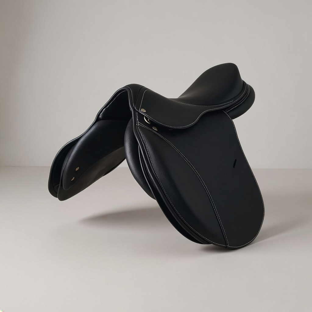 Caylus Jumping saddle in leather
