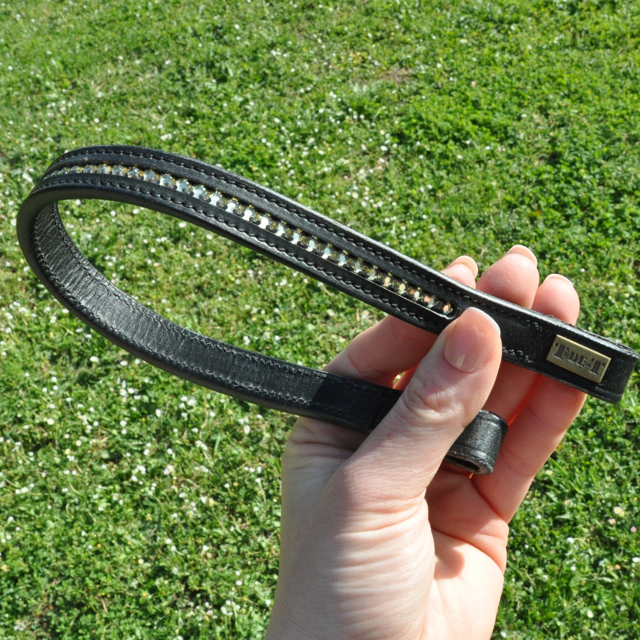 TdeT - Frontal Diamant Aurora noir/ jaune