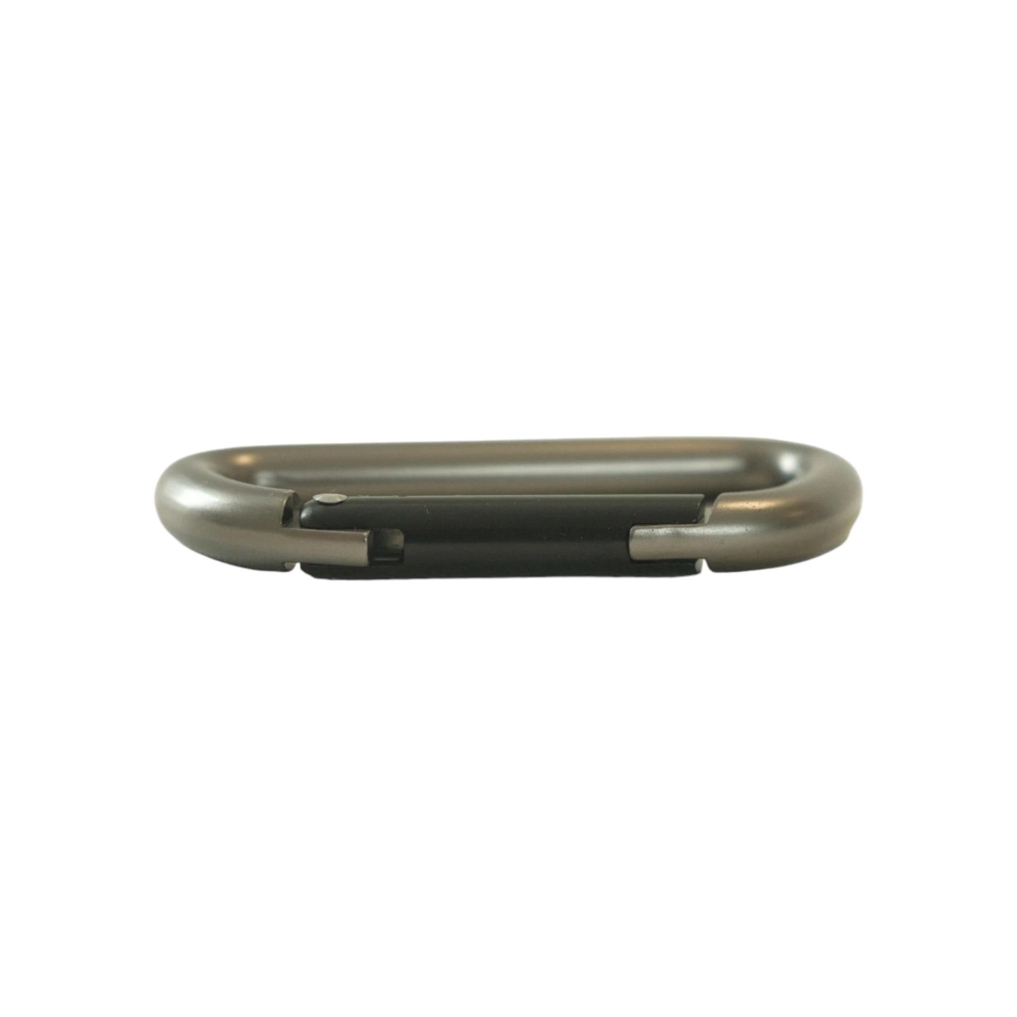 Tdet-Mousqueton pompier aluminium gris noir