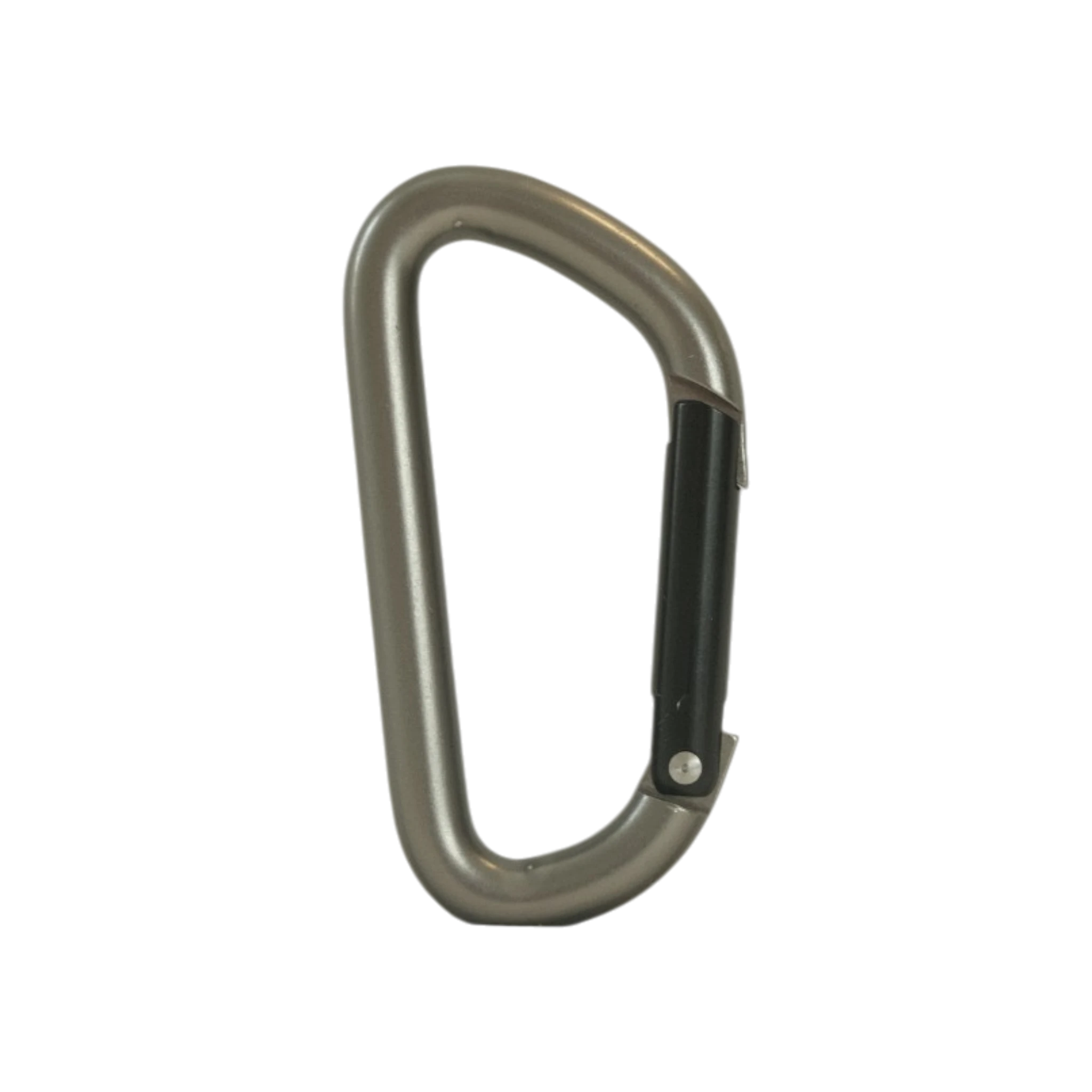 Tdet-Mousqueton pompier aluminium gris noir