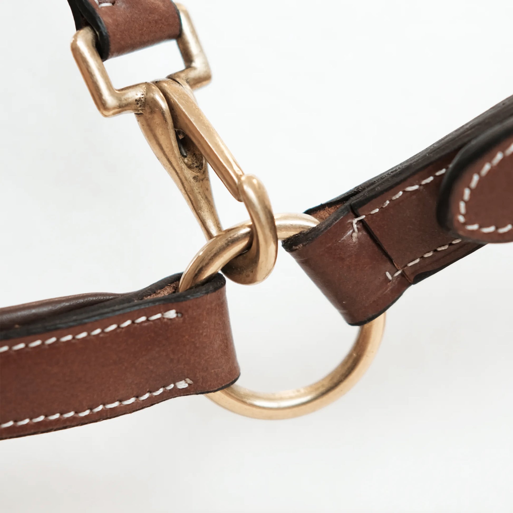 TdeT - Classic leather halter tobacco