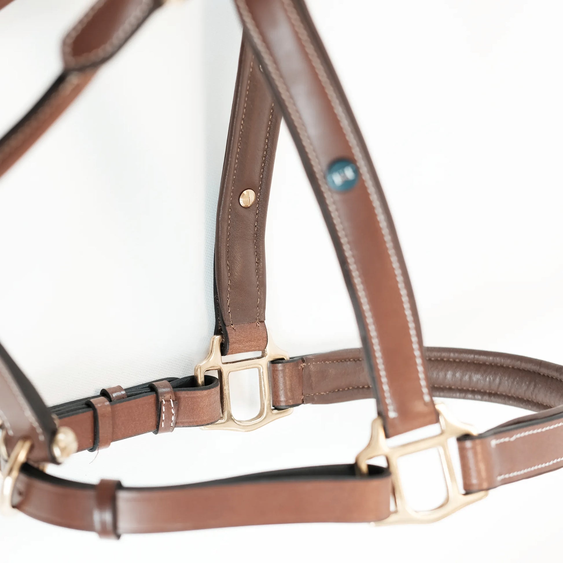 TdeT - Classic leather halter tobacco