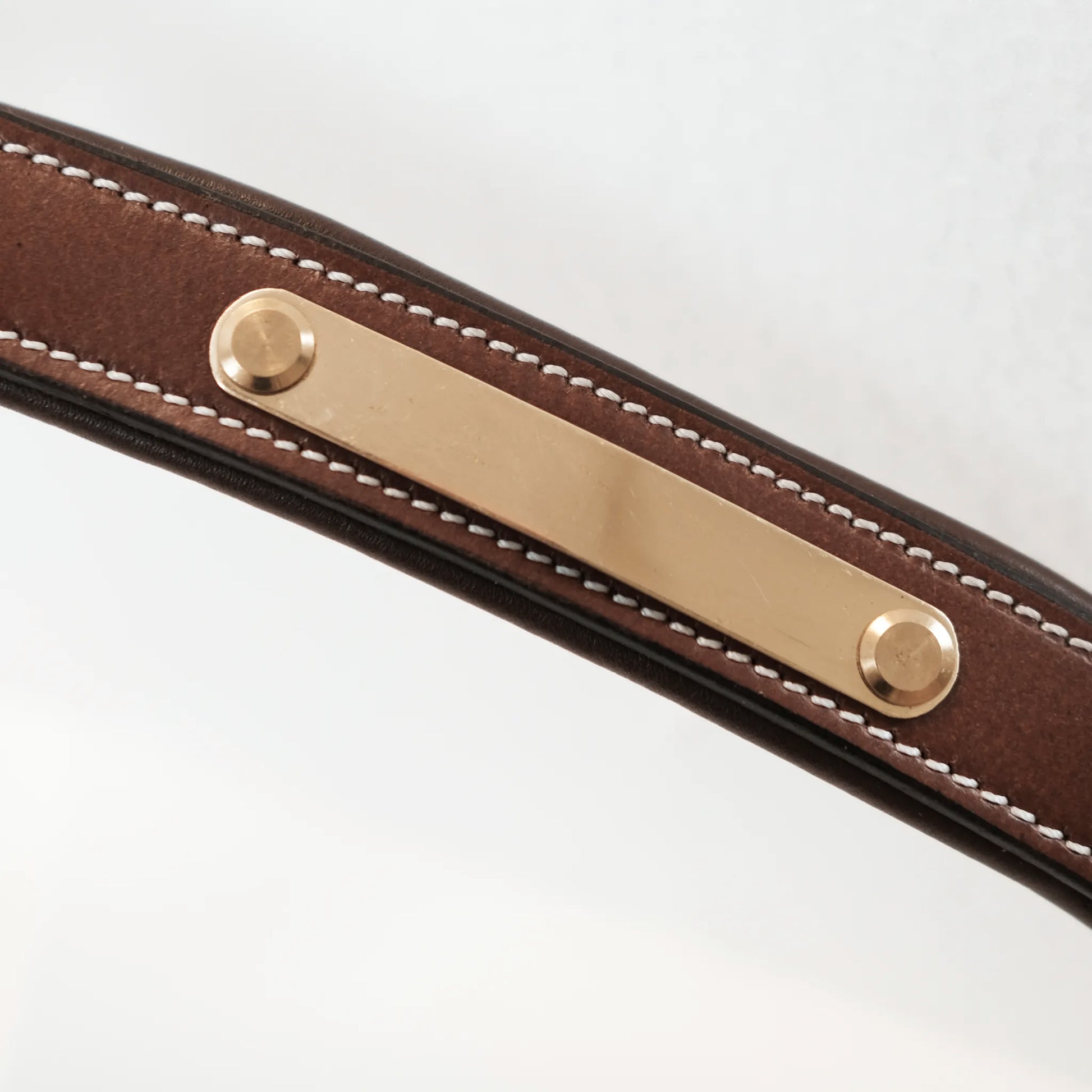 TdeT - Classic leather halter tobacco