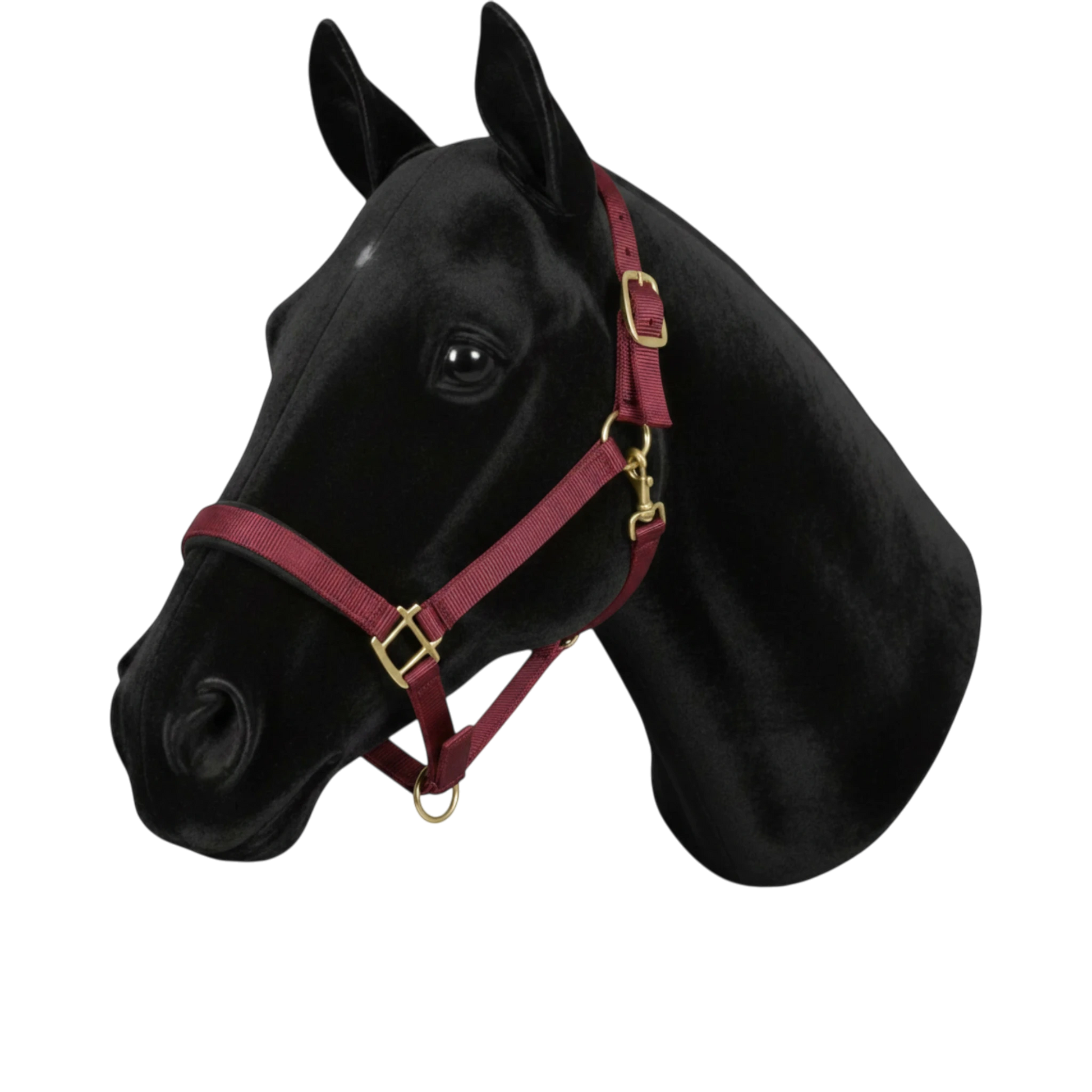 TdeT - Synthetic suede-lined halter burgundy