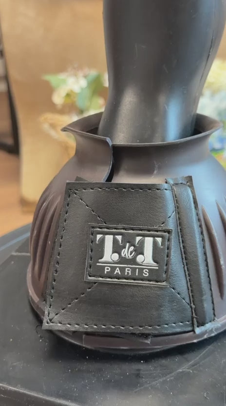 Charger la vidéo : TdeT - Cloches caoutchouc velcro marron