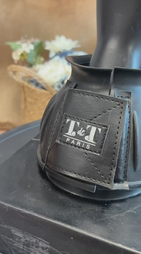 TdeT - Cloches caoutchouc velcro noir