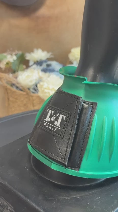 Charger la vidéo : TdeT - Cloches caoutchouc velcro vert