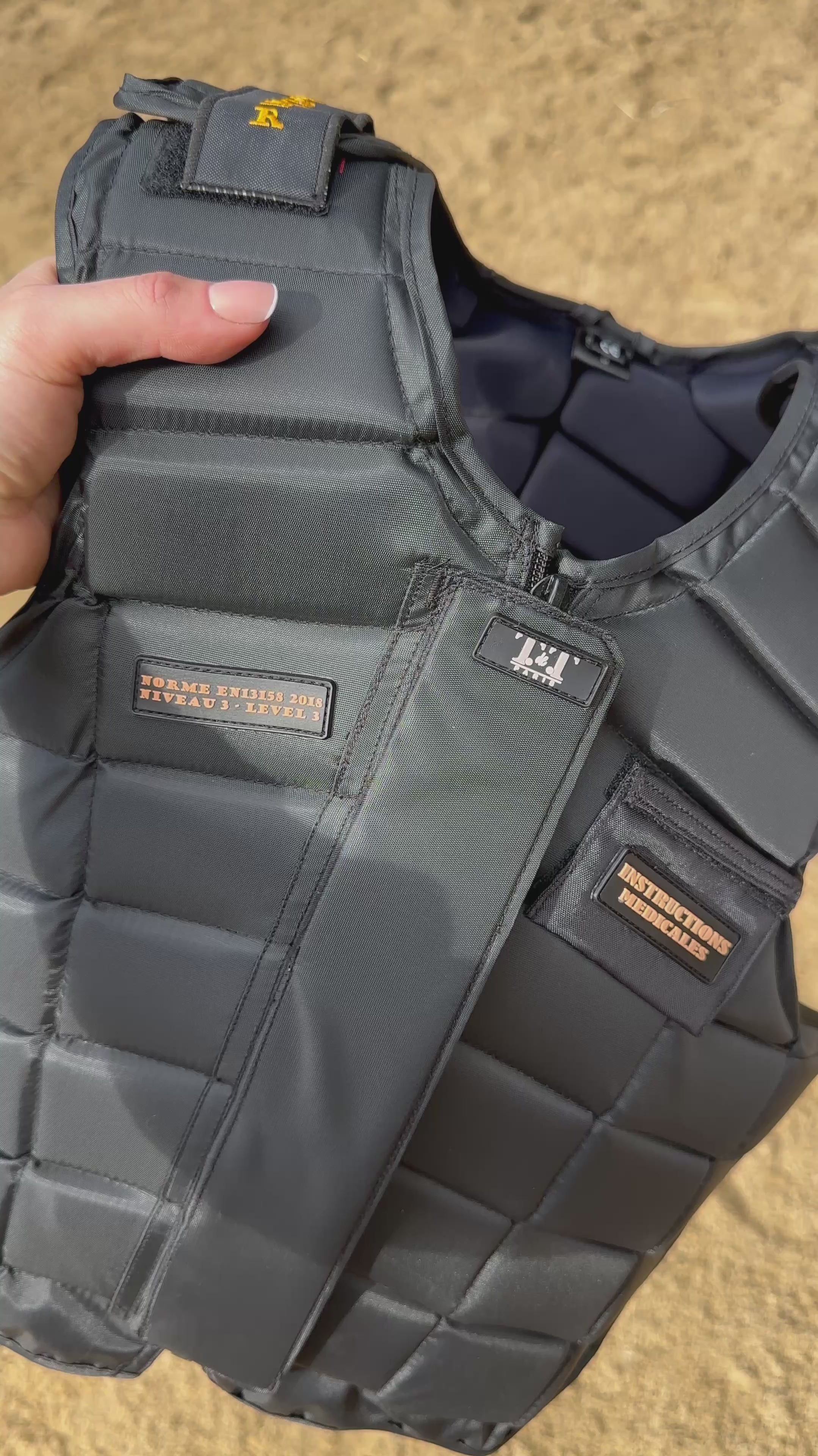 Load video: Cross-country body protector