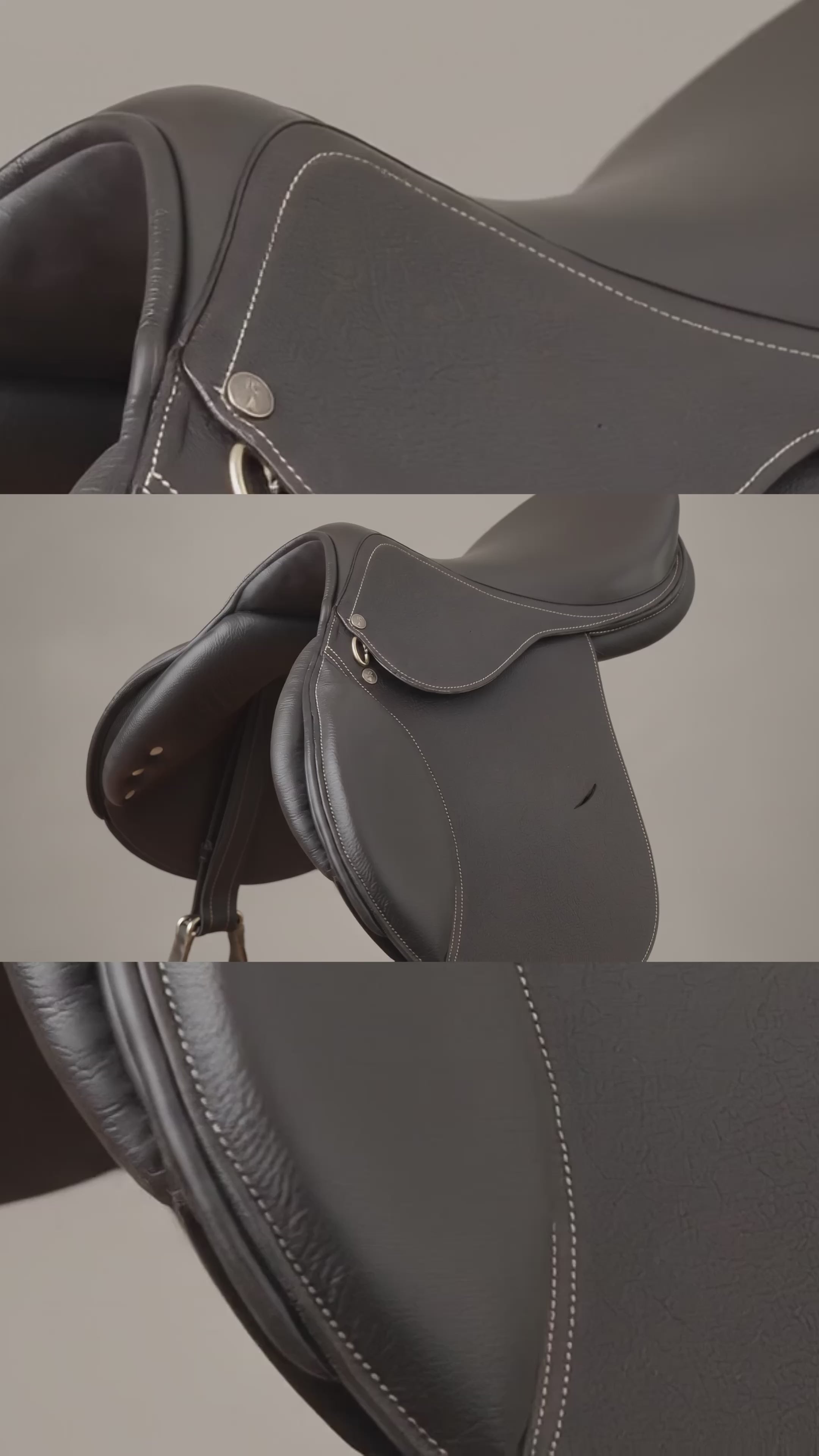 Load video: Barry leather all-purpose saddle